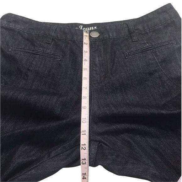 Avenue Jeans Metallic Thread Cropped Trouser Jeans Sz 16 - Picture 7 of 11